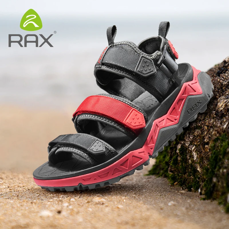 RAX Mens Sports Sandals Summer Outdoor Beach Sandals Men Aqua Trekking Water shoes Men Upstream Shoes Women Quick-drying Shoes