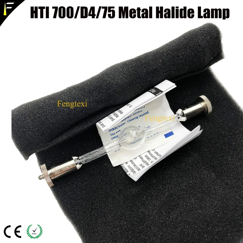 

Compatible Stage Lamp 13.5cm HTI 700/D4/75 Metal Halide Lamp Bulb Stage Moving Head Light Bulb Watt 700w hti700 7500k