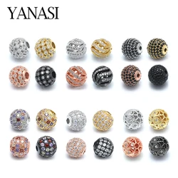 1pcs 8mm 10mm 9 Styles  Beads Jewelry Findings for Woman Man Bracelet Jewelry Making Ball Beads DIY Handmade Natural Stone Beads