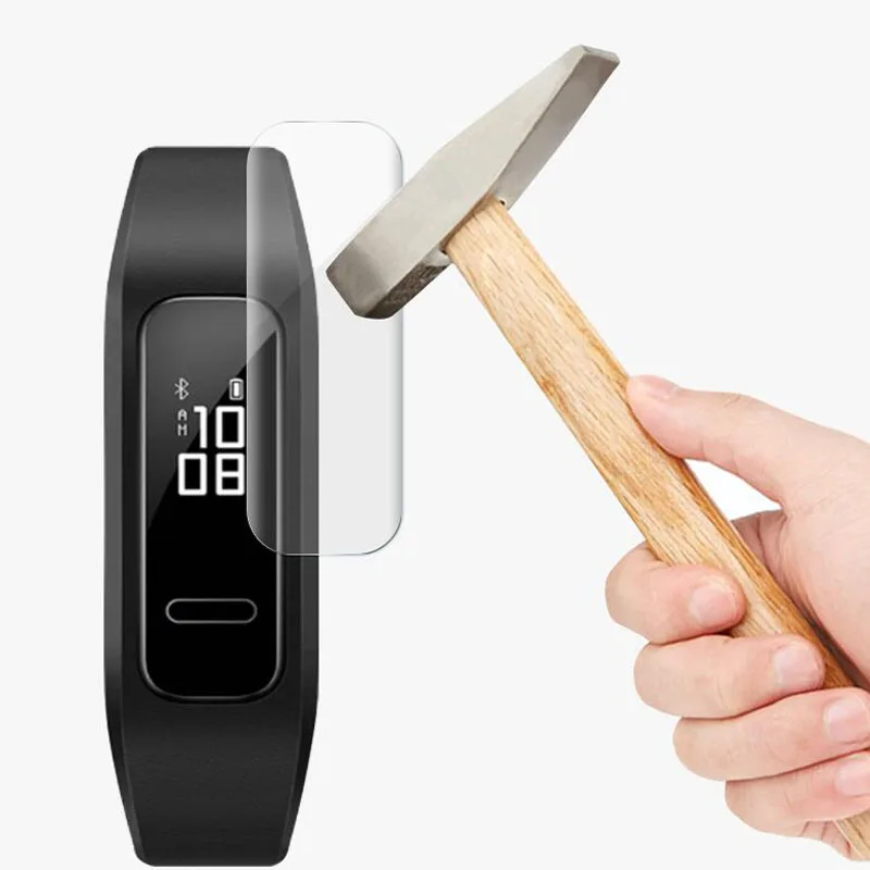 2pcs Soft TPU Clear Protective Film For Huawei Band 3E Running Smart Wristband Watch Bracelet Full Screen Protector Cover