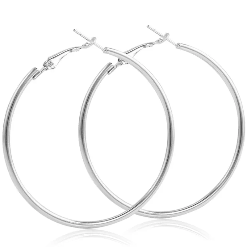 

New Fashion Geometric Hollow Circle Hoop Earrings Fashion Jewelry boucle o'reilles femmes Hyperbole Brincos For Women Gilrs Gift