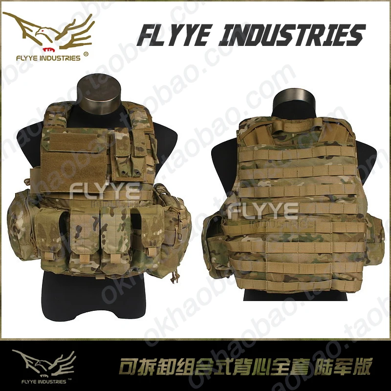 Imagem -04 - Conjunto de Colete de Equipamento Militar Flyye Combate Tático Ajustável e à Prova Dágua para Acampamento