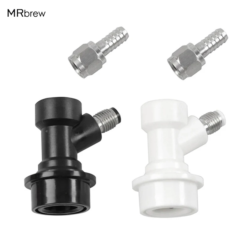 

Cornelius Corny Keg Thread Ball Lock Disconnects SET Flared Gas In Liquid Out +2 Swivel Nut Stems