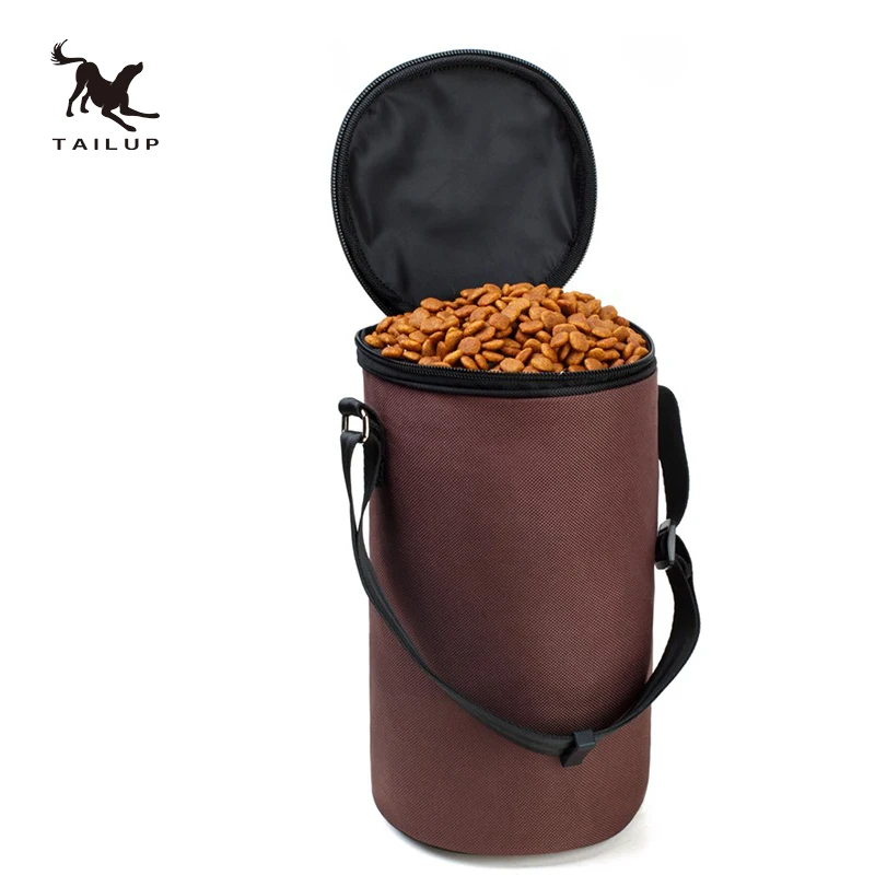 TAILUP High Ending Oxford Waterproof Food Bag Dog Feeders Travel Bowls Dry Food Container bag for dog food