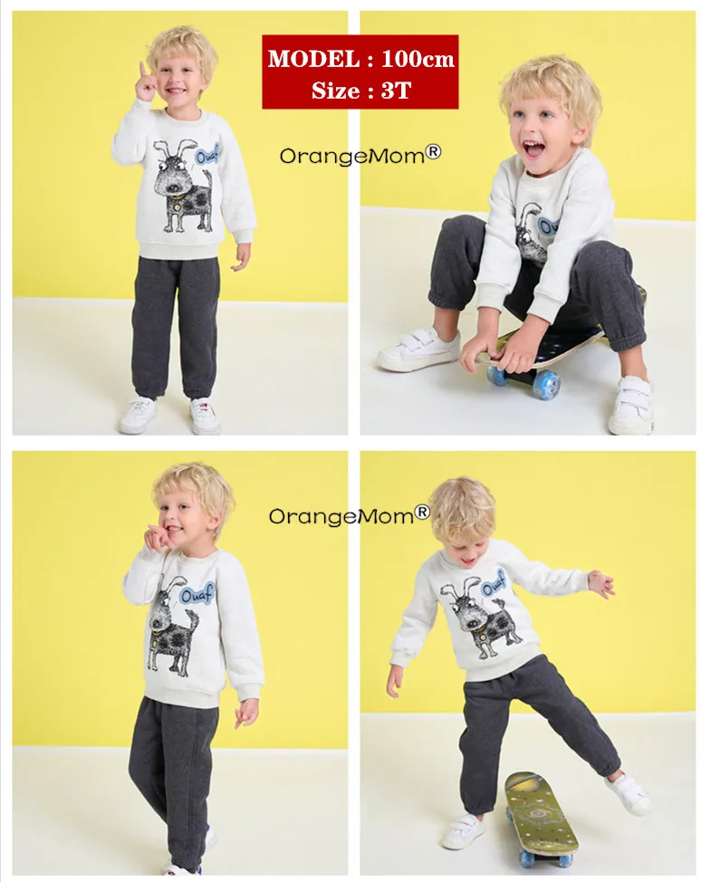 Ensembles de vêtements de sport ours pour enfants, sweats à capuche à la mode, t-shirt pour garçons, vêtements décontractés, printemps, automne, 3 à 6 ans