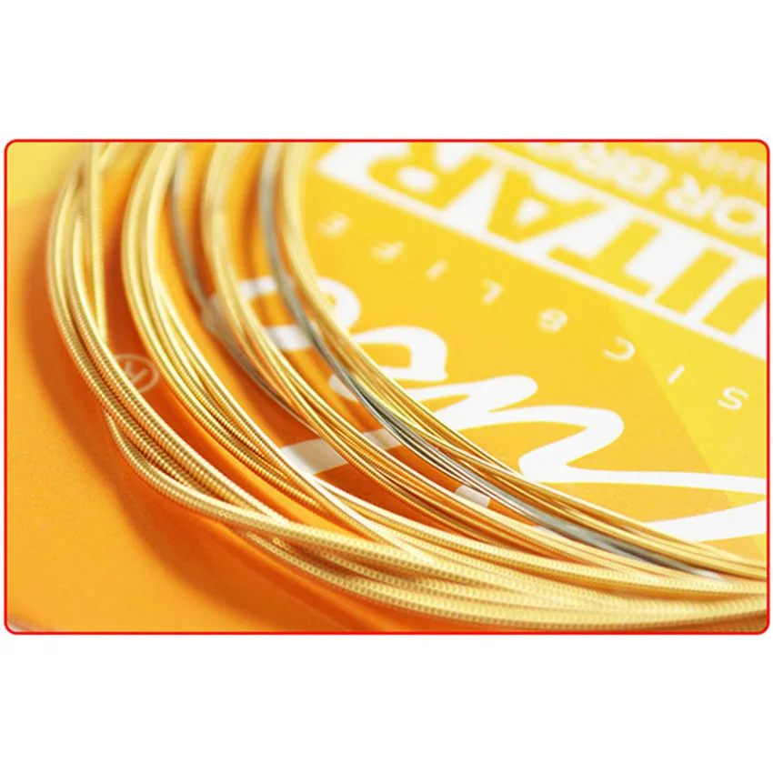 ZIKO DCZ 010 011 012 Acoustic Guitar Strings Brass Carbon Steel Hexagonal Alloy Strings For Acoustic Guitar Accessories Parts