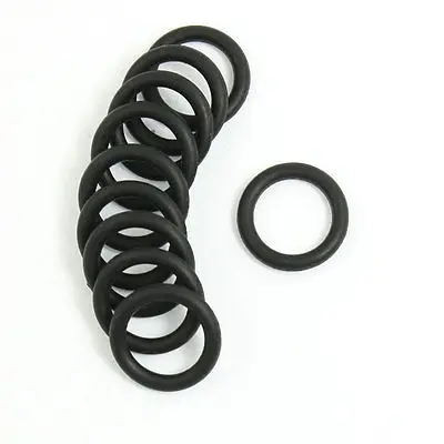 10 Pcs 16mm x 2.5mm Mechanical Rubber O Ring Oil Seal Gaskets