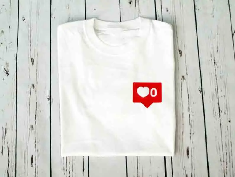 Sugarbaby New Arrival Zero Likes Instagram Unisex Fashion T-shirt Crew Neck White t shirts Hipster Tumblr Tees Drop Shipping