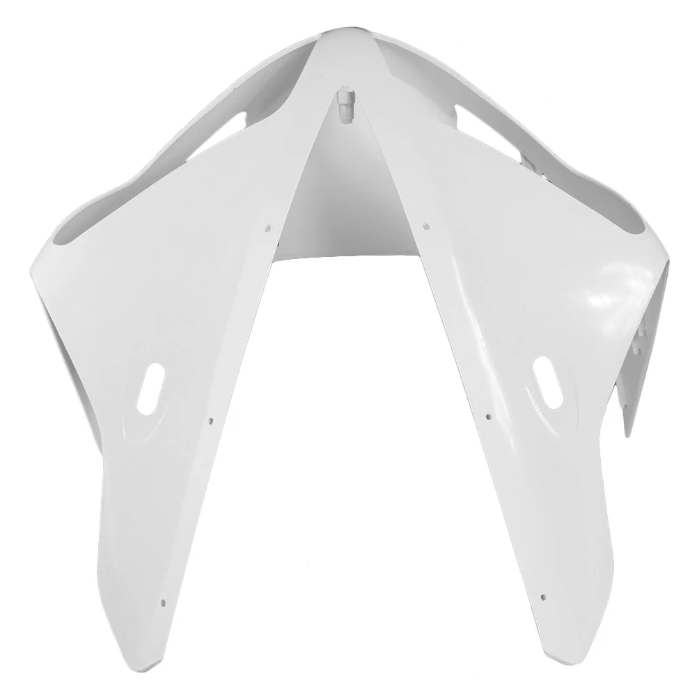 YZF-R1 Motorcycle Front Upper Nose Fairing Cowl For Yamaha YZF R1 2002 2003 Unpainted White Injection Mold ABS Body Kit Parts