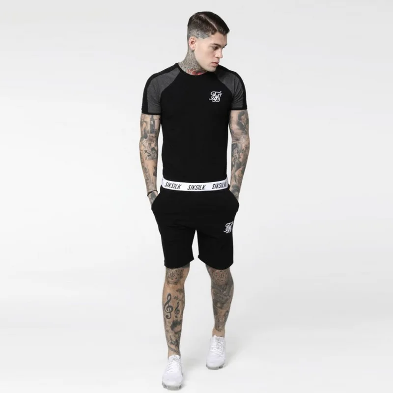 Mens Summer cotton shorts Sik Silk Kanye West Fitness Bodybuilding Casual Joggers workout Brand sporting short pants Sweatpants