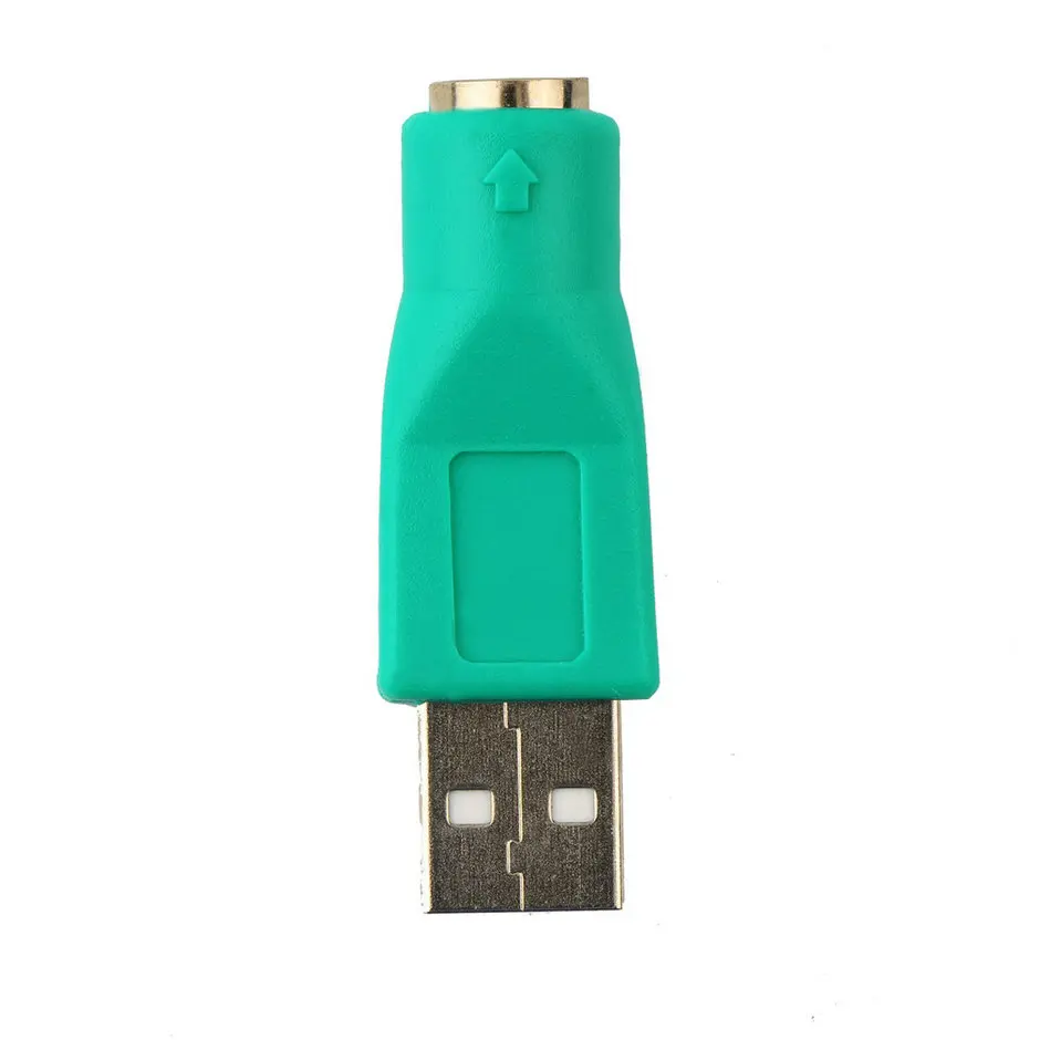 High Quality 1pc New USB Male To for PS2 Female Adapter Converter for Computer PC Keyboard Mouse