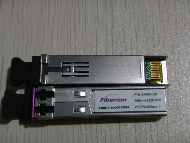 

Fiberxon FTM-5106c-L80, 1550nm 622m SFP Fiber Optic Equipment Module