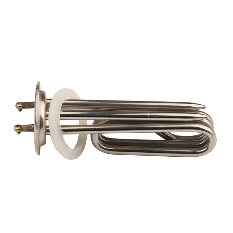 3000W 220V Water Boiler Heating Element - 63mm Cap Stainless Steel Electric Heat Pipe with 2-Probe 7mm for Electric Boiler