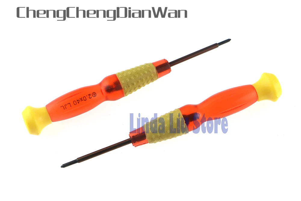 10 stücke Für PS2 2,0mm Kreuz Kopf Präzision Schraubendreher + schraube fahrer Handy DIY Öffnung Werkzeug für ps2 ps3 Controller
