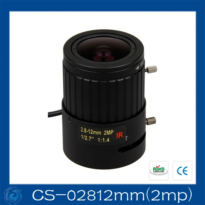 

2MP. Lens to meet HD network cameras 2.8-12mm 1/3 F1.4 CCTV Lens .CS-02812mm(2mp)