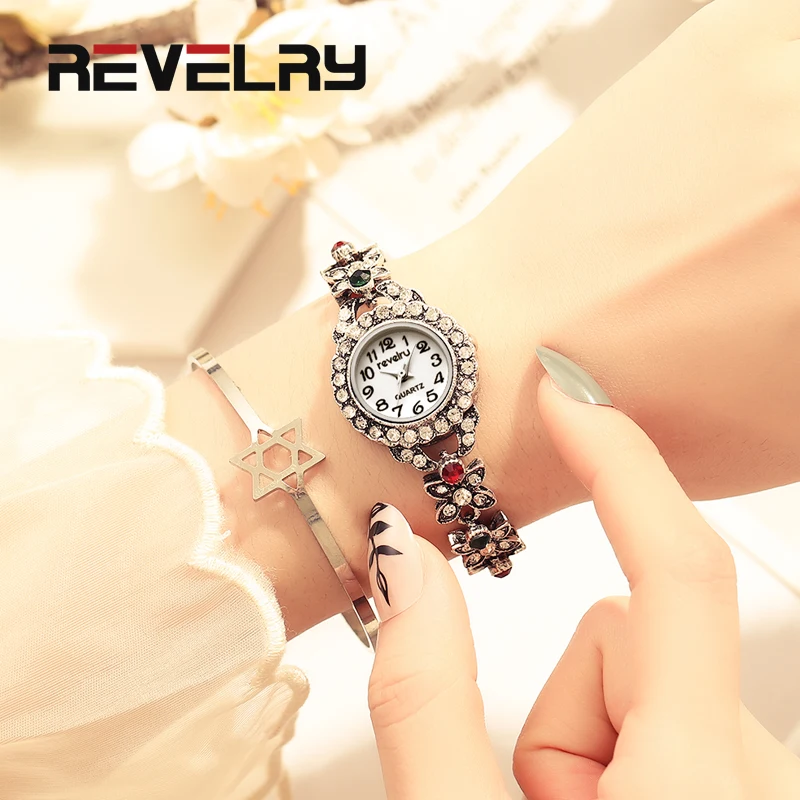 QINGXIYA Ladies Wrist Watches Dress Silver Watch Women Diamond Quartz Watches Fashion Elegant Bracelet Clock Women Montre Femme