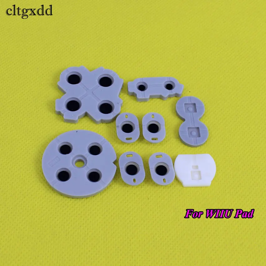 Cltgxdd 1 مجموعة ل وي برو WIIU الوسادة موصل المطاط لاصق زر الوسادة مجموعة DS لايت DSL SNES NES ل 3DS 3DSXL LL