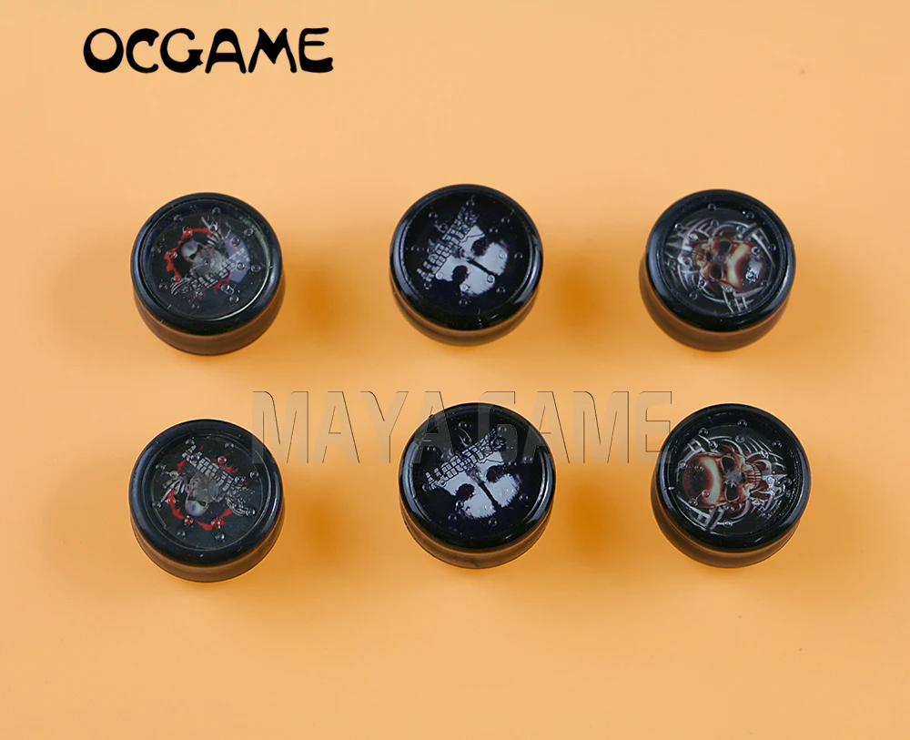 

OCGAME 10sets/lot Thumbsticks Jelly Grip Cap Ghost Skull silicone grips increase height grips for Xbox One xboxone Controller