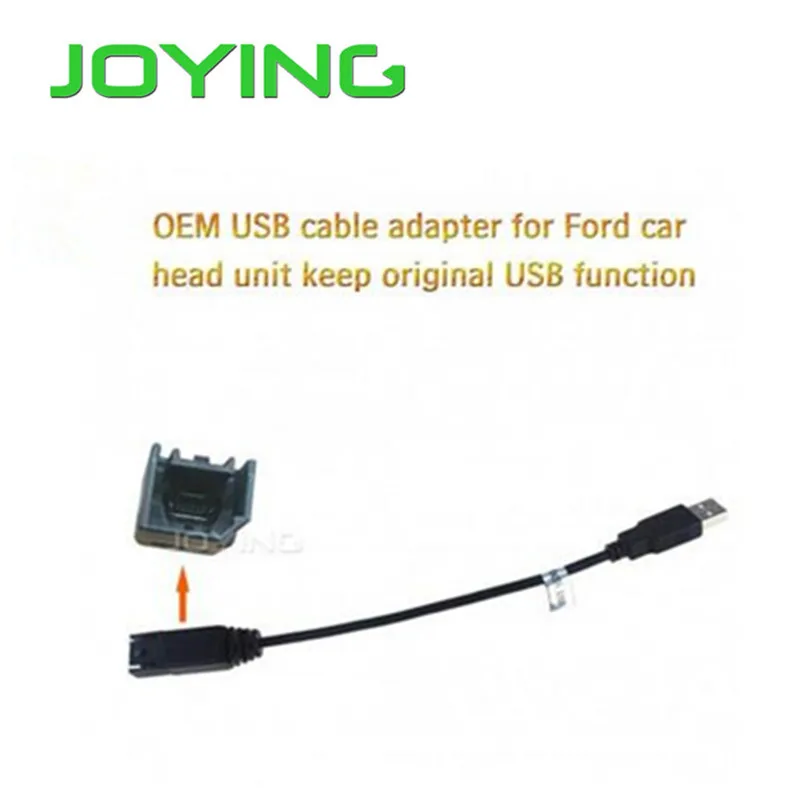 

JOYING Hot Sale OEM USB Harness Wiring Cable Adapter For Ford Car Stereo Radio Head Unit Keep Original USB Function