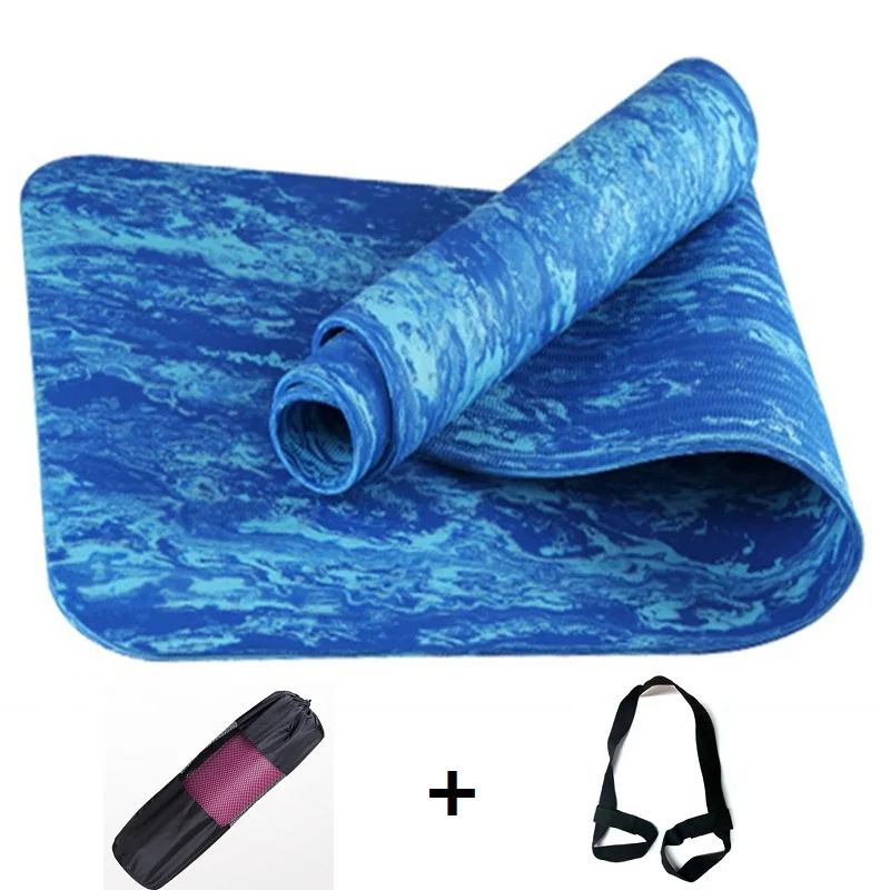 

173*61*0.8cm EVA Anti-Slip Camouflage Yoga Mat Exercise Fitness Mat Eco-friendly Thickening Gym Sports Pilates Gymnastics Mat