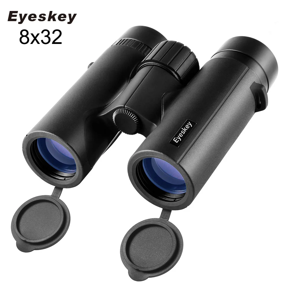 Eyeskey 8x32 Compact Camping Travel Hiking Binoculars Bird Watching Waterproof Night Vision Telescope 2 Colors