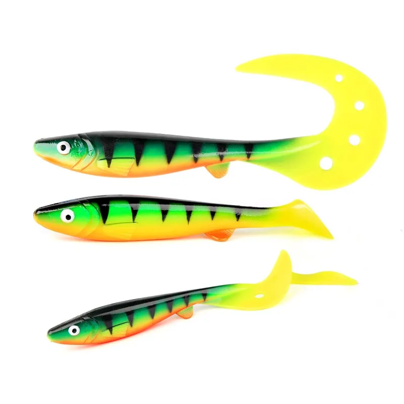 【Special Deal】FSTK 17cm/35g Fishing Soft Lures Lifelike Soft Artificial Lure Soft Baits Wobblers Fishing Tackle Tail