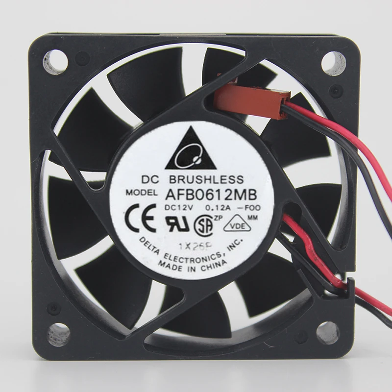 

AFB0612MB 6015 12V 0.12A 6cm 2-wire 3-wire CPU Computer Chassis Fan