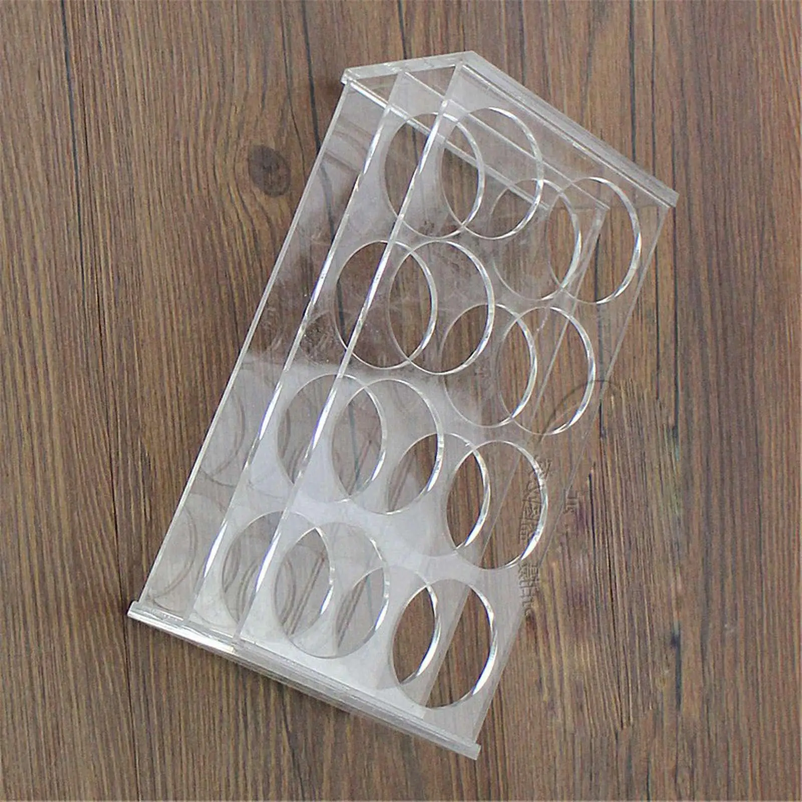 40mm Diam 8 Holes Methyl Methacrylate Rack Stand For 100ml Centrifuge Tubes