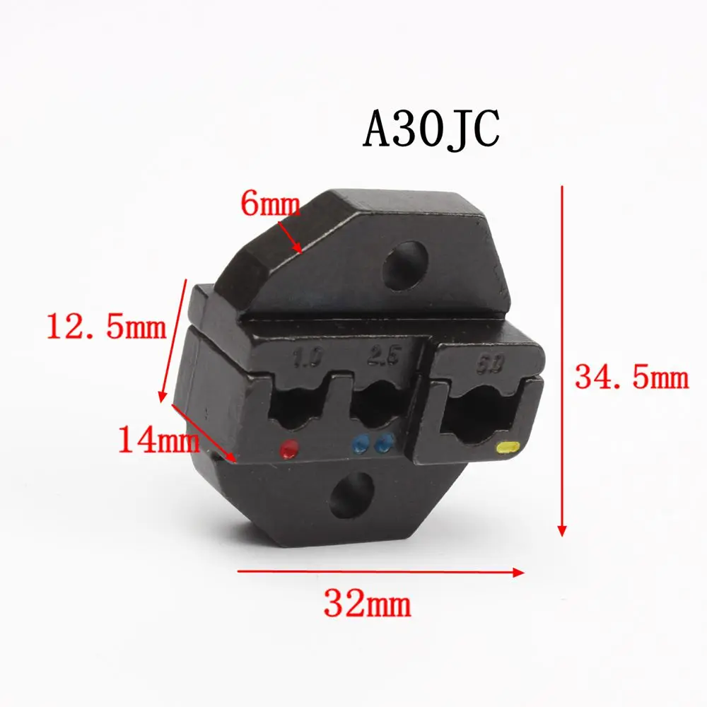 A03C A30J A30JC A06WF2C A02WFL A03B A2546B Die Sets for HS FSE Crimping pliers EM-6B1 EM-6B2 AM-10 machine one set modules jaws