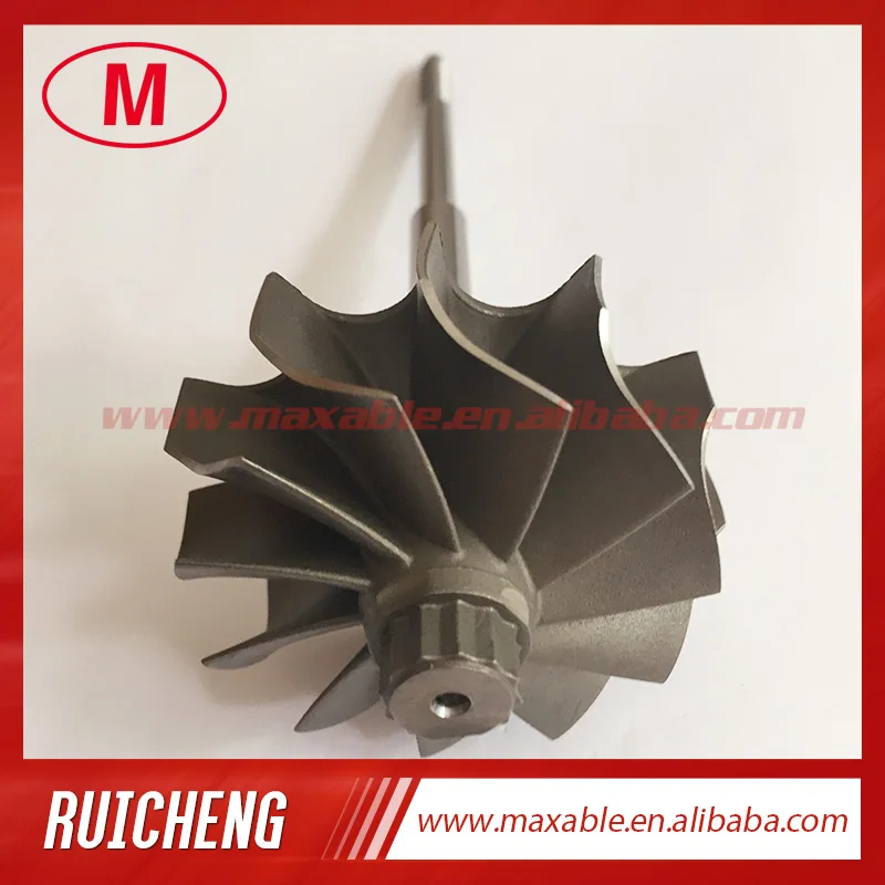 TD04HL 45.65/52.00mm 11 blades shaft length 93mm turbine wheel&shaft/turbo wheel for turbocharger