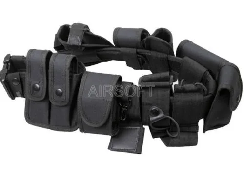 Multifunctional Police duty belt Airsoft Tactical Belts Outdoor Training Military Belts with 10 Holster Magazine Pouch Set