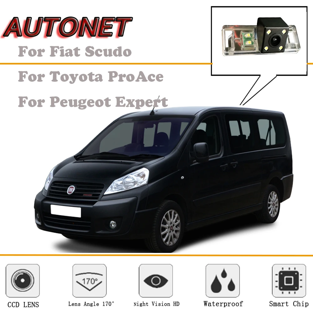 

AUTONET Rear View camera For Fiat Scudo / Toyota ProAce / Peugeot Expert / Citroen Dispatch Jumpy Combi/license plate camera