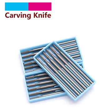 XieY 1/6pcs Alloy tungsten steel Olive Amber Engraving carving knife End Mill Woodworking Router Bit Wood Milling Cutter Tools