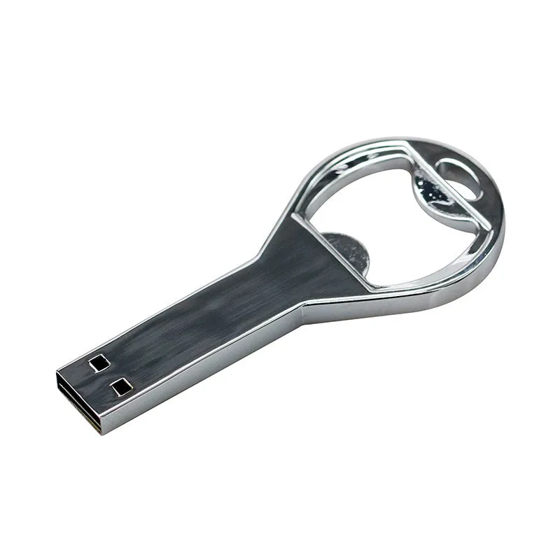 Mini Beer Bottle Opener Key Chain USB Flash Drive Memory Stick Drives 8GB 4GB Usb / Pen / Car / Flash Pendrive Memory Storage