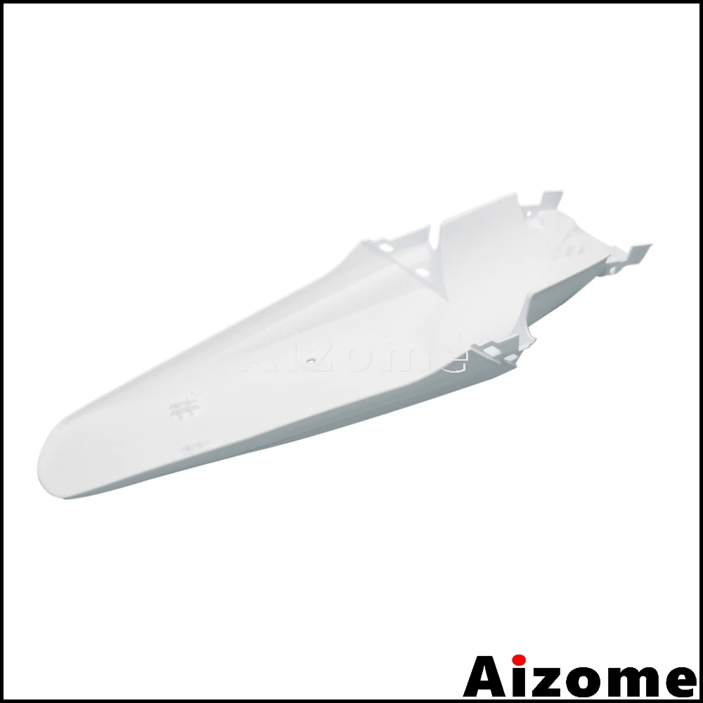 Universal White Enduro Rear Mudguard For Honda CR XR CRF 100 150 200 230 250 350 400 450 500 600 650 Dirt Bike Motocross Fender