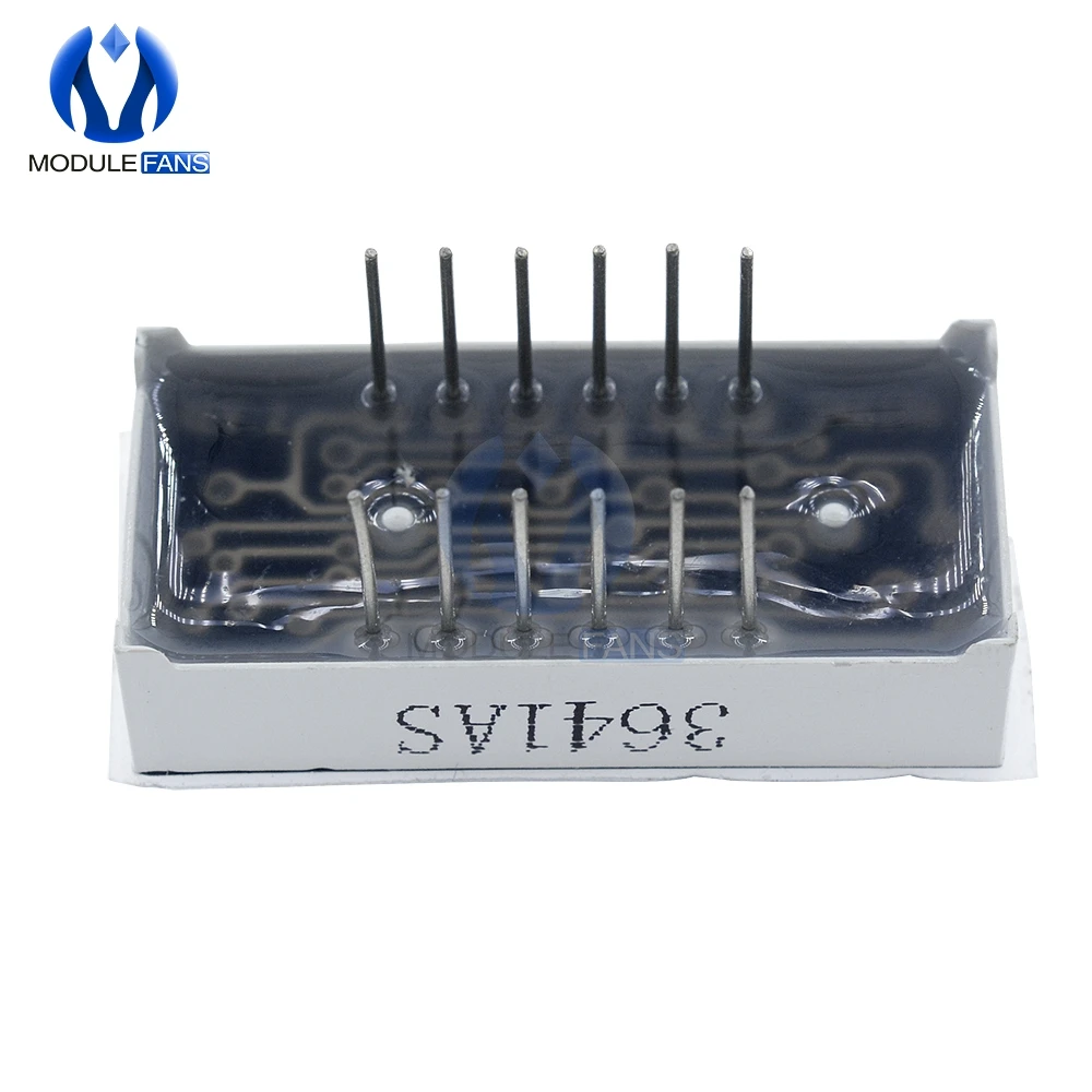 5pç 0.36 polegadas tela de led de 4 dígitos 7 segmentos catódico comum vermelho