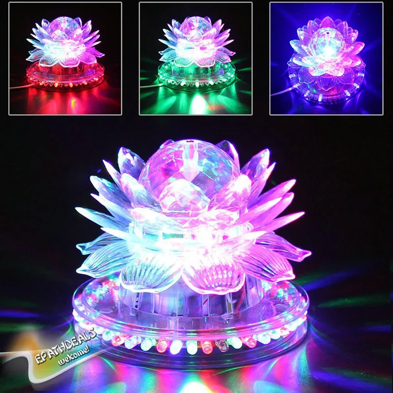 Auto Rotating Disco RGB LED Stage Light, Magic Ball, Party Club,  Effect for Christmas, Home, KTV, Xmas, Wedding Show, Pub