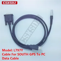 NEW  South Stonex Unistrong  download data cable L797Y,SOUTH GPS S86 To PC Data Cable