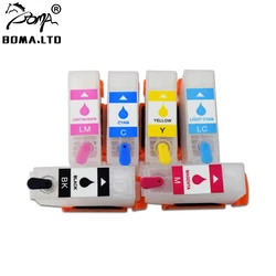 Auto Reset ARC Chip Refill Ink Cartridge For EPSON T3791-T3796 378XL 379 378 Photo XP 8500 8600 8605 8505 Printer