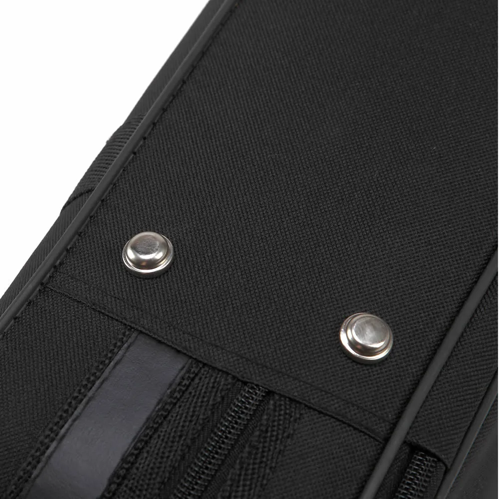 Tongling High Quality Violin Case 4/4 Black Oxford surface with Hygrometer Handmade Beautiful protective Violon Violino Case