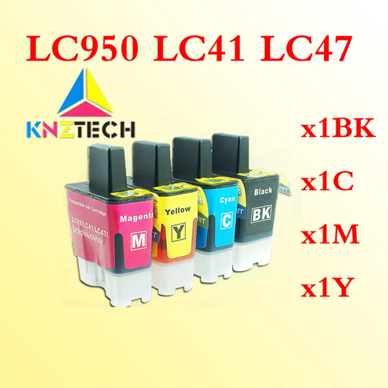 New LC950 LC41 LC47 INK cartridge for Brother MFC-210C/215C/410CN/420CN/425CN