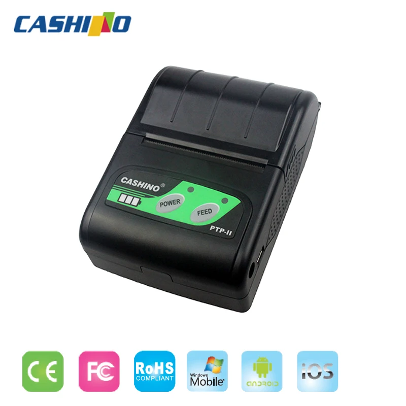 

2-дюймовый портативный мобильный принтер чеков Android IOS Bluetooth с поддержкой USB-зарядки PTP-II (USB + Bluetooth)