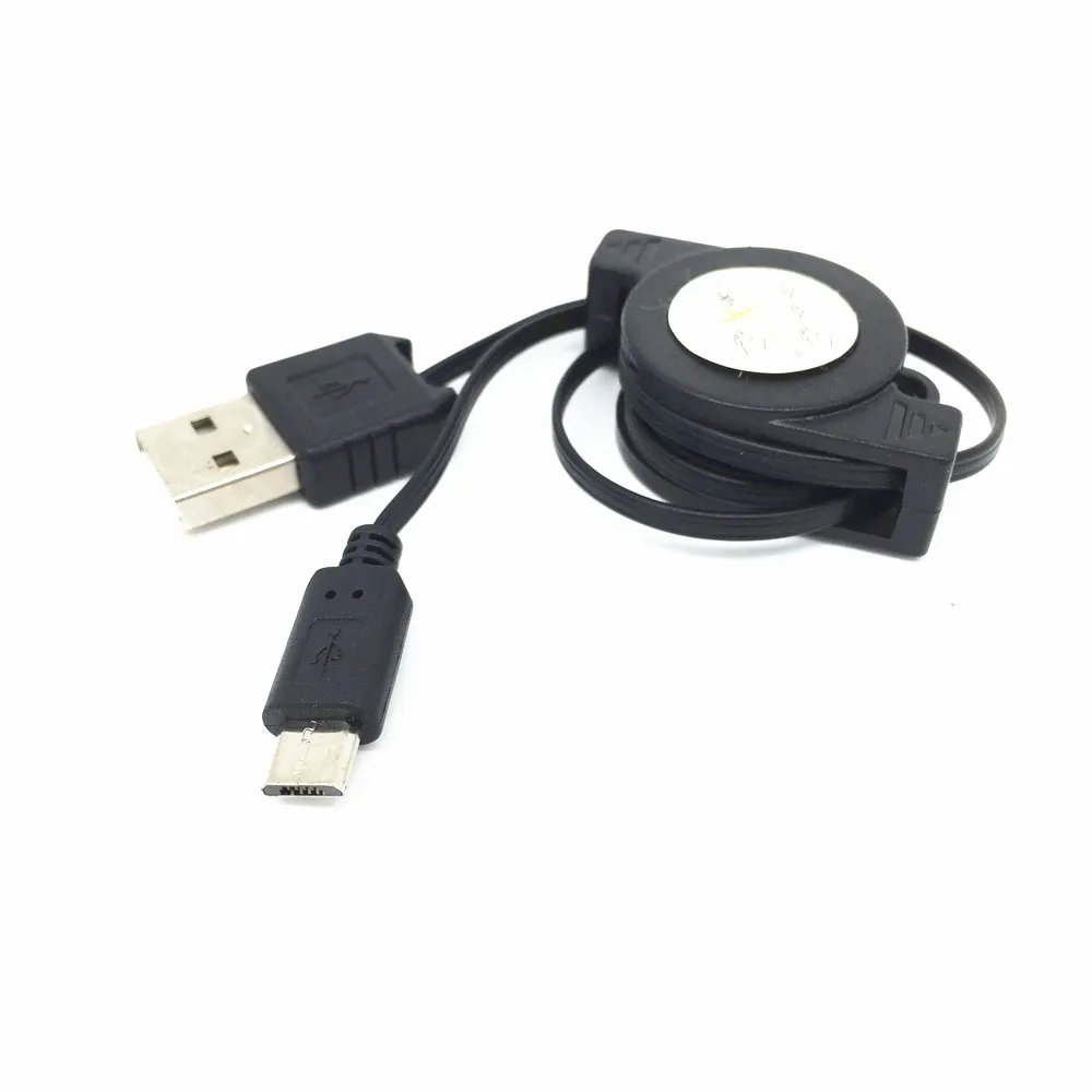 Retractable Micro USB Data Sync Charger Cable for Zte N986 V5 V975 V967S V818 V5S V5 Max N798 N5S Memo M901C Grand S G718 Q505