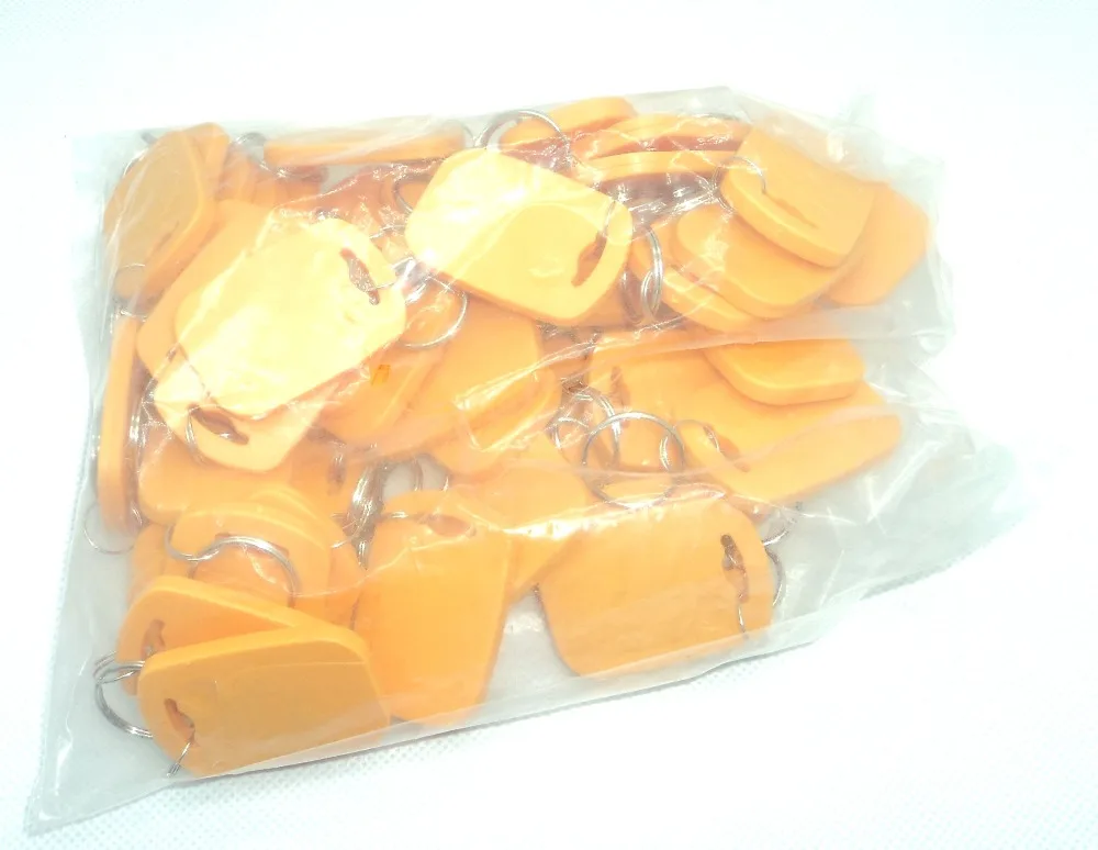 50pacs 125KHz  RFID Keyfobs Keychain Key Token TAG  For door access control
