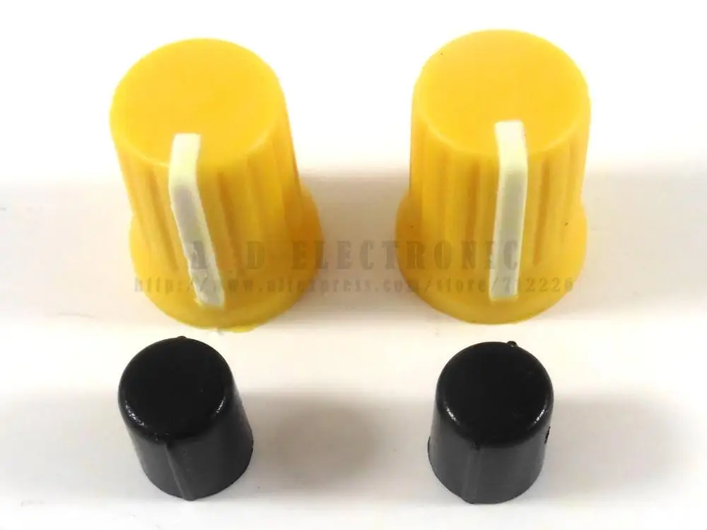 10pcs/lot yellow color Rotary Control Knob fit For Pioneer XDJ-RX R1 RZ AERO DJM-T1 S9 DIY DJ