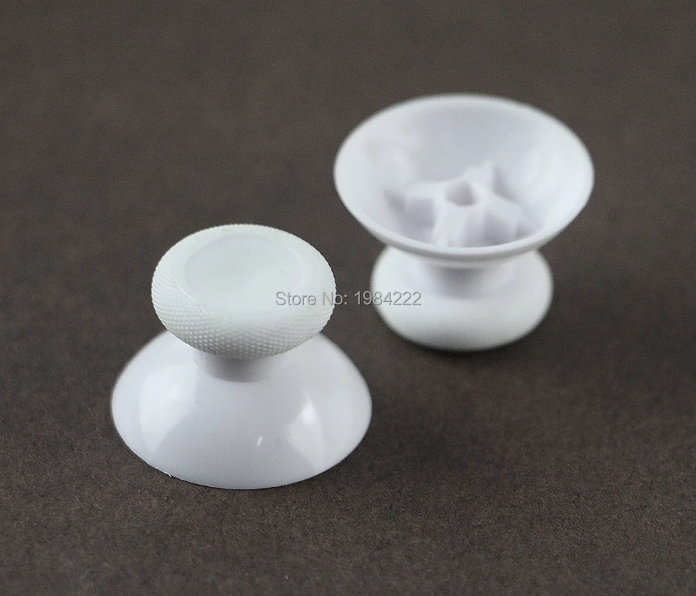 100 buah/lot tutup Joystick thumbstick analog hitam abu-abu & putih penutup pegangan Rocker kepala jamur untuk xboxone s XBOX one slim