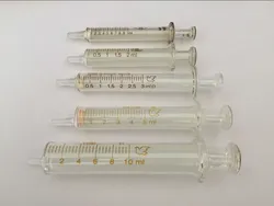 1ml/2ml/3ml/5ml/10ml/20ml/30ml/50ml/100ml Glass syringe injector sampler dispensing with ink chemical medicine