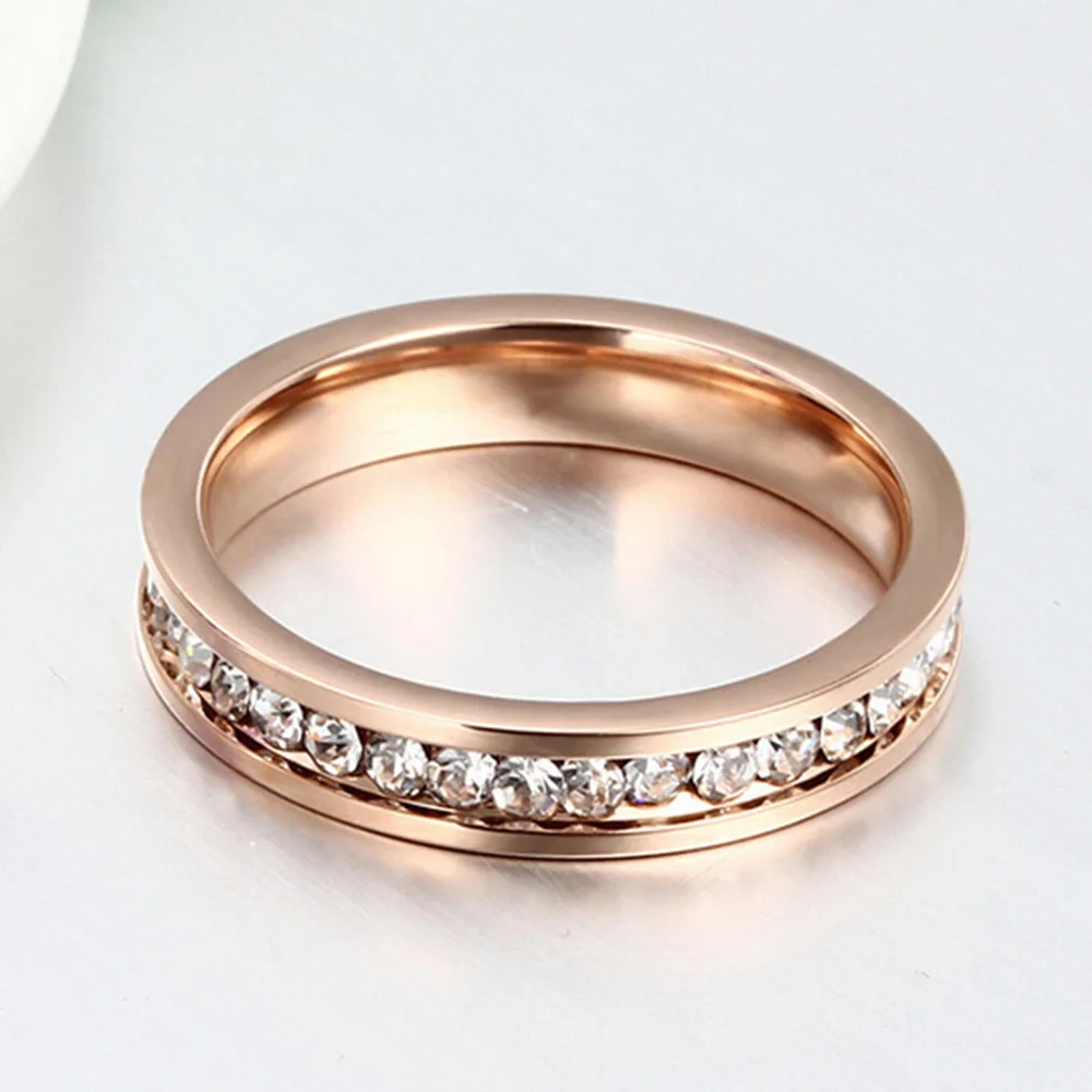 Wedding Ring  Daily Casual Jewelry Accessories Womens Stainless Steel Ring For Weddings & Events