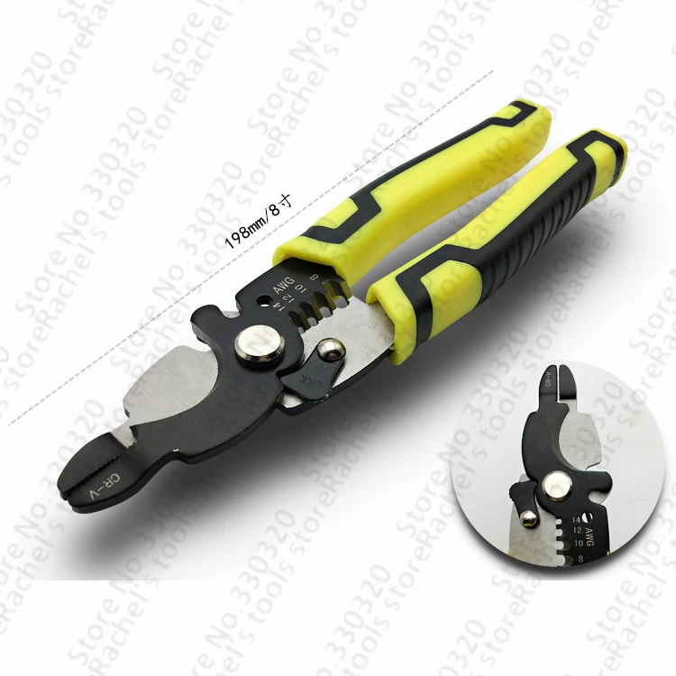 

Multi-functional pliers cable cutting tools wire stripper multi clamp hands tools