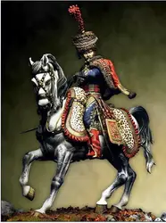 Kit resina Hussars Guard (legno) 75 mm